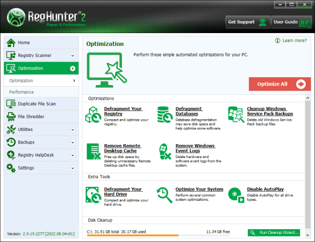 Optimisation de l'ordinateur
