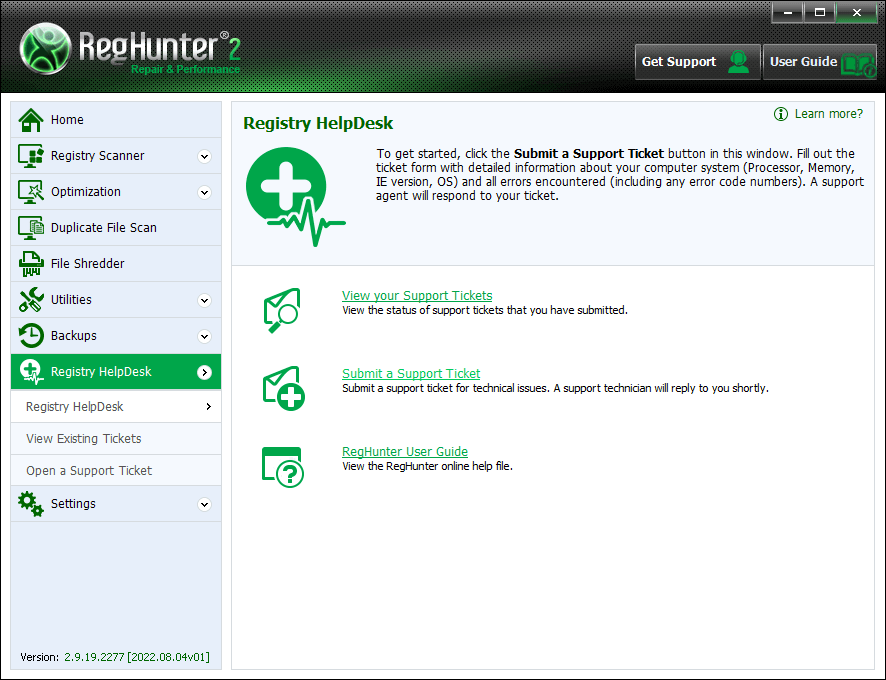 Reghunter RegHunter - Remove Spyware & Malware with SpyHunter - EnigmaSoft Ltd